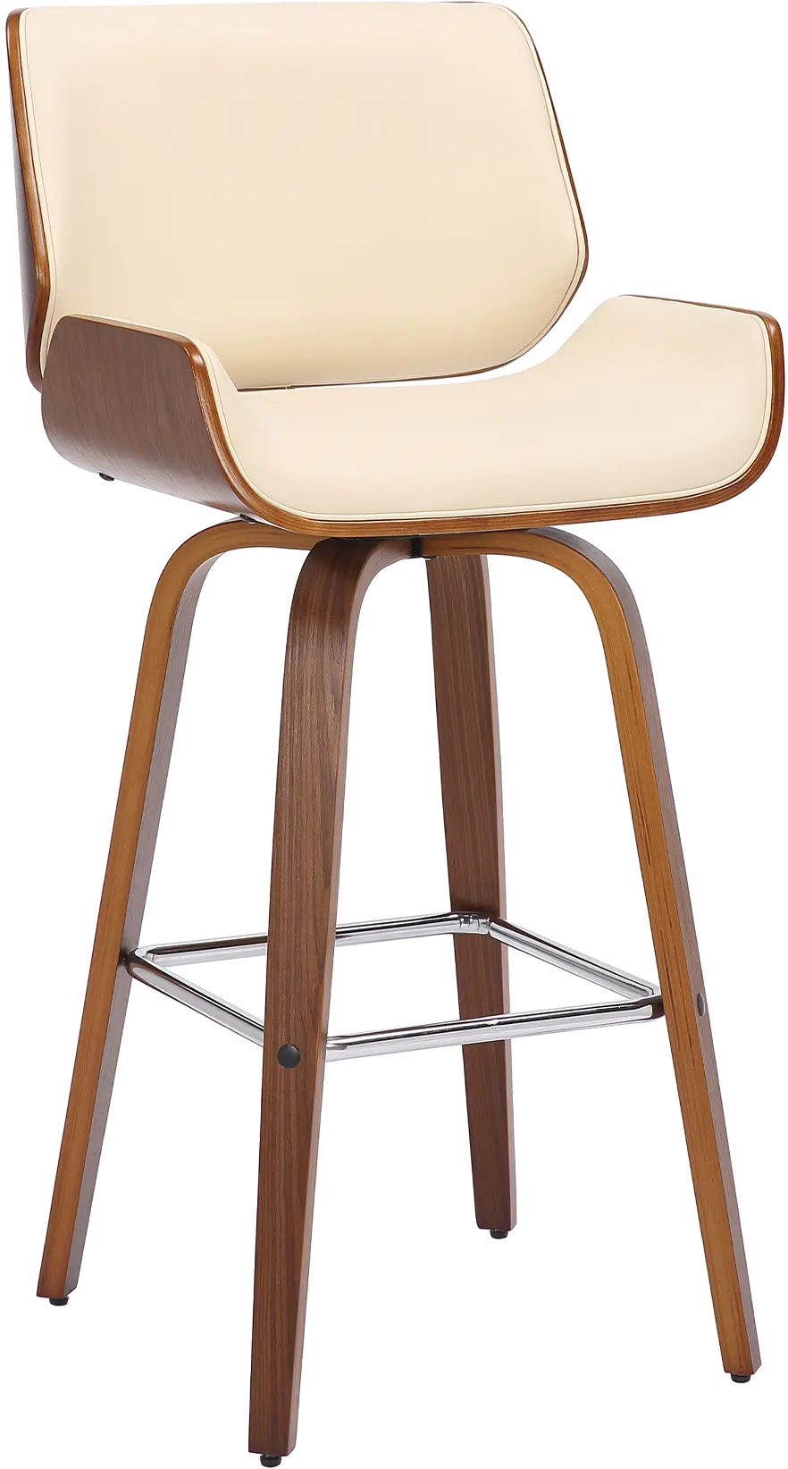 LCTYBACRWA26 Tyler Cream Swivel Counter Height Stool-1