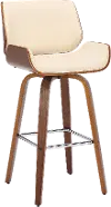 LCTYBACRWA26 Tyler Cream Swivel Counter Height Stool