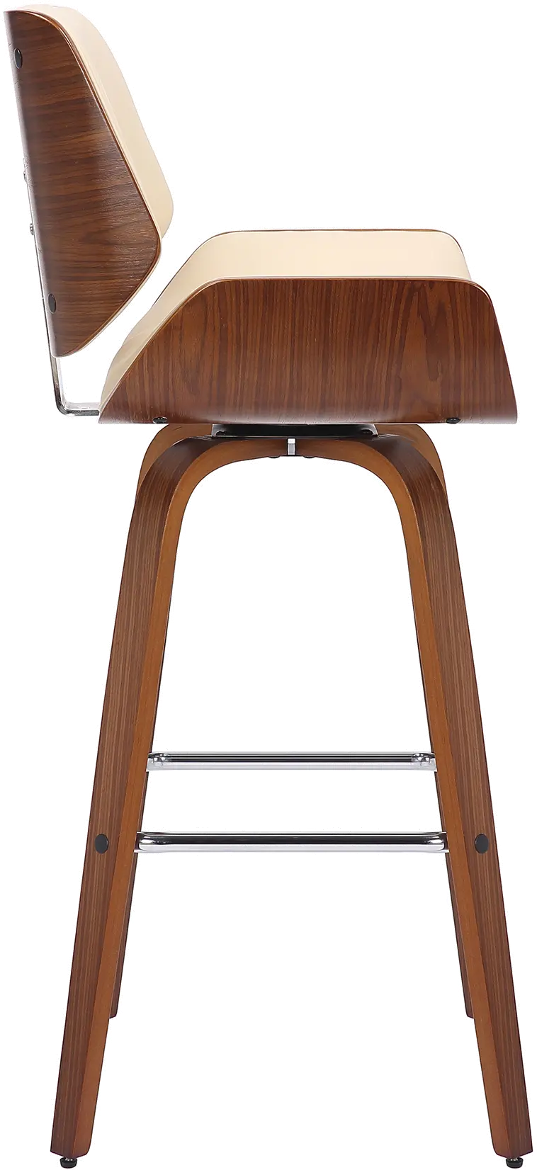 LCTYBACRWA26 Tyler Cream Swivel Counter Height Stool-4