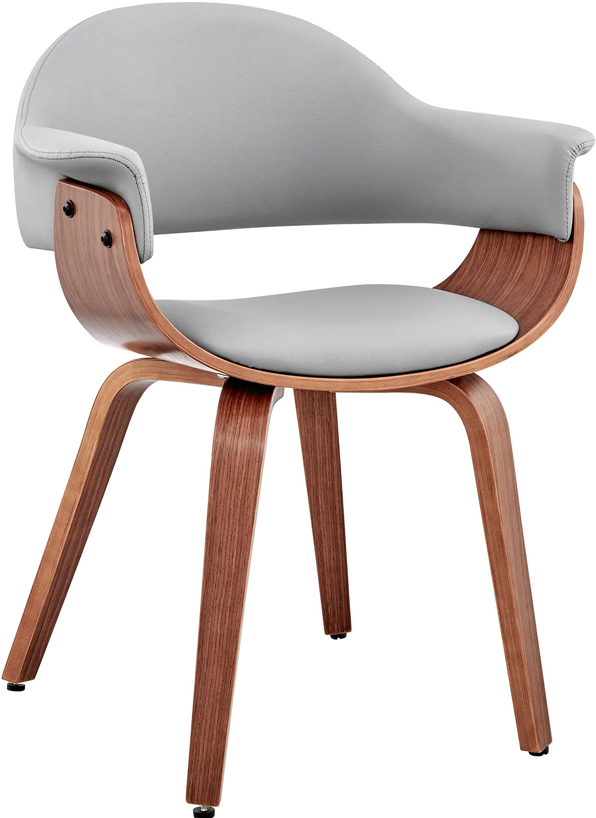 LCADCHWAGR Adalyn Gray and Walnut Dining Room Chair-1