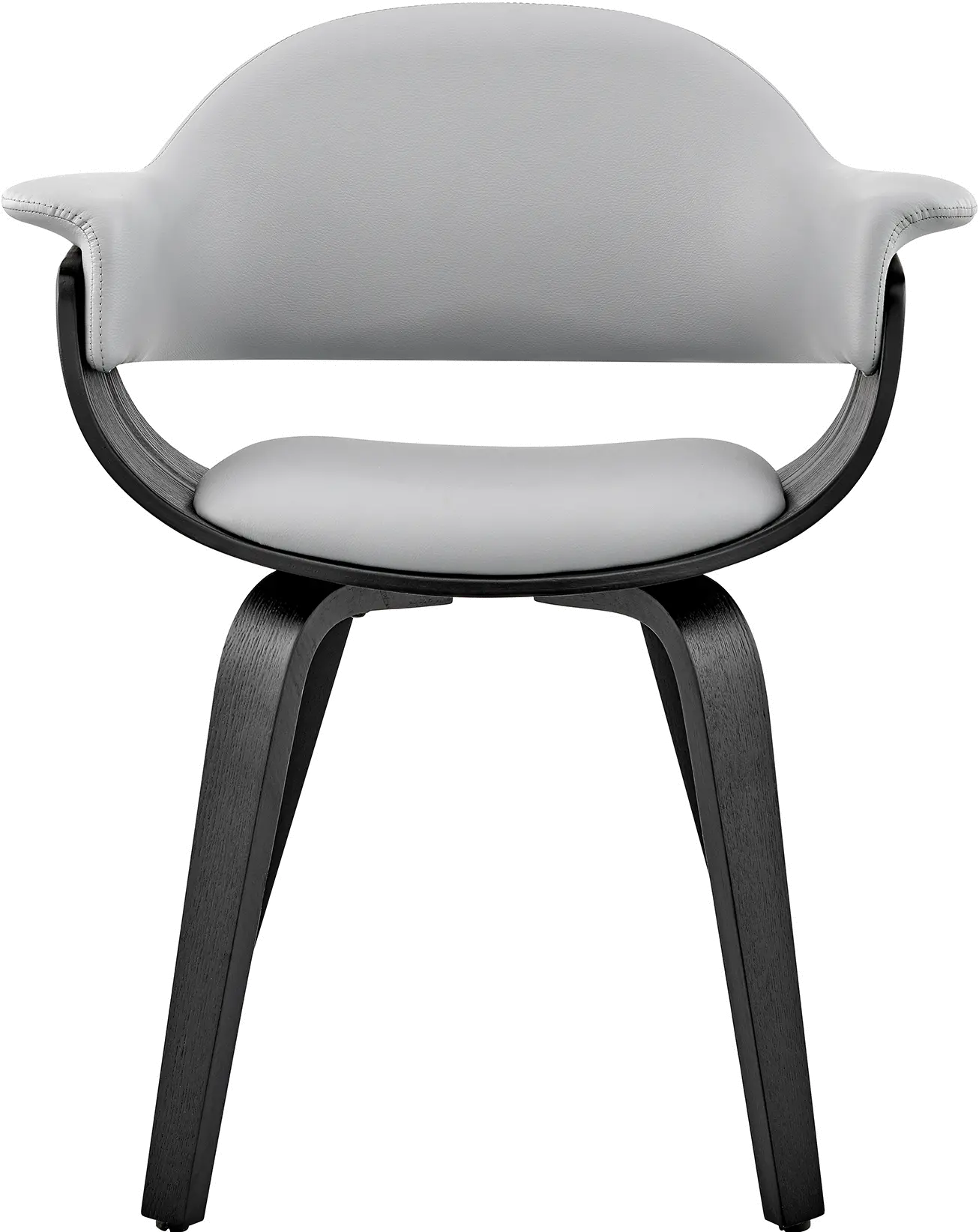 LCADCHBLGR Adalyn Gray and Black Dining Room Chair-3