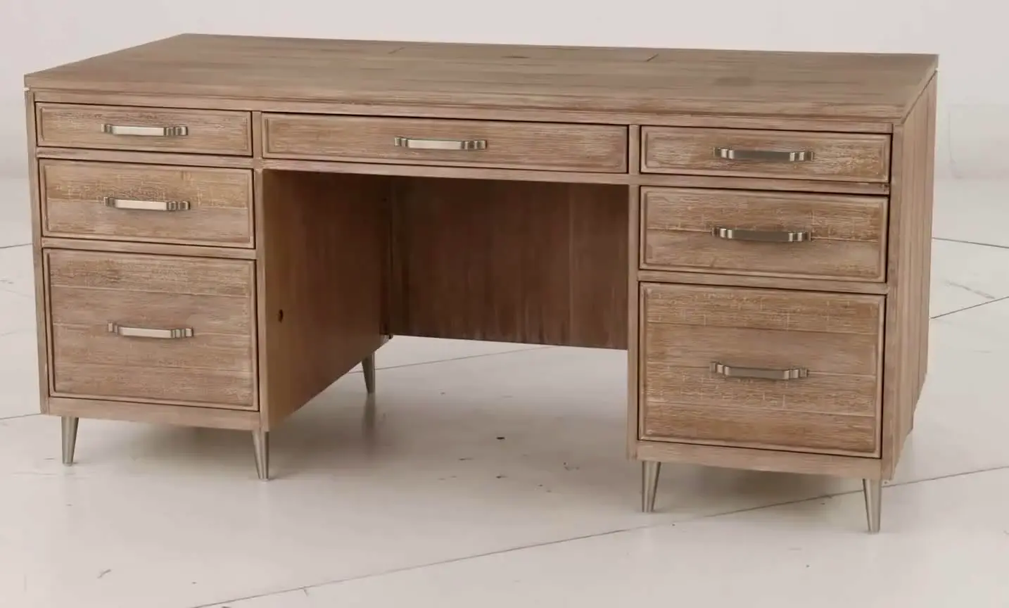 Morgan Natural Executive Desk-11