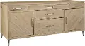 Morgan Acacia Wood Credenza Desk