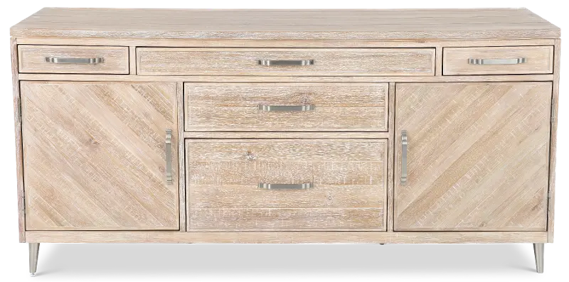 Morgan Natural Credenza Desk
