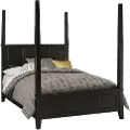 5531-620 Bedford Black King Poster Bed