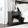 5911-42C Oak Park Black Nightstand