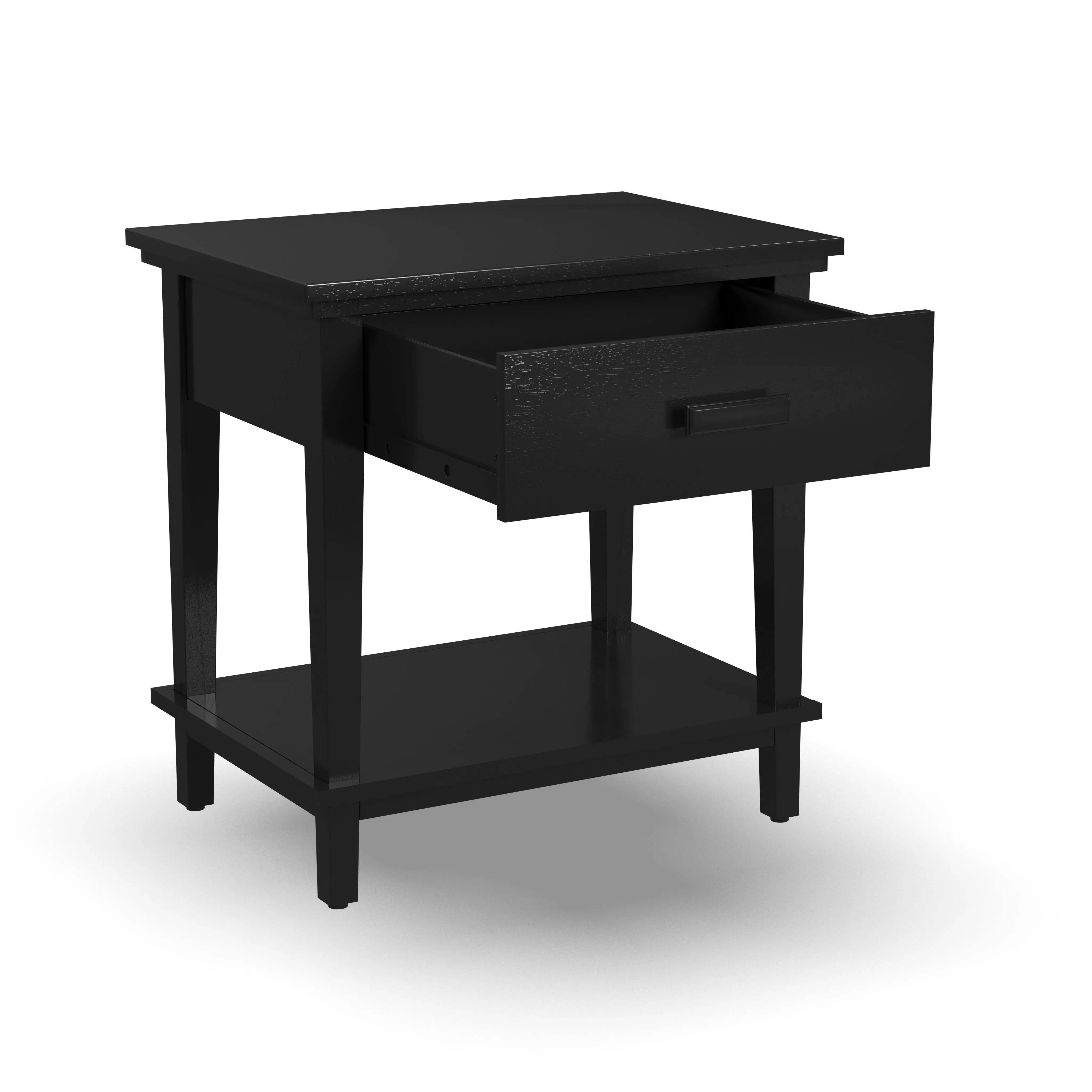 5911-42O Oak Park Black Nightstand-7