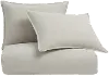 Natural Flax Linen Queen 3 Piece Bedding Collection