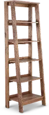 Trestle Brown Tiered Bookcase