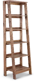 Trestle Brown Tiered Bookcase