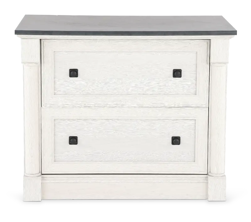 Palladia Glacier Oak File Cabinet