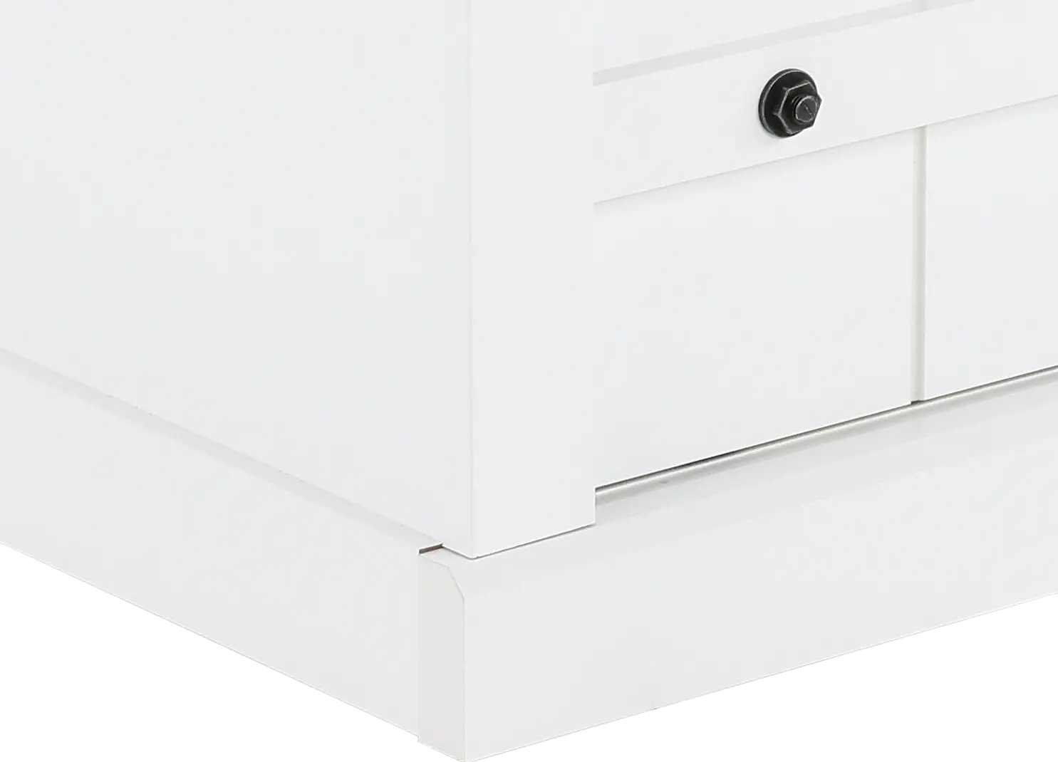 Farmhouse White 62 TV Stand-8