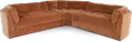 Juniper Ginger Orange 3 Piece Sectional