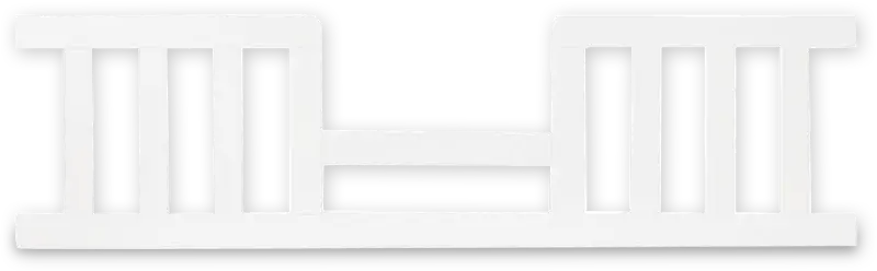 Sheldon Matte White Toddler Guard Rail