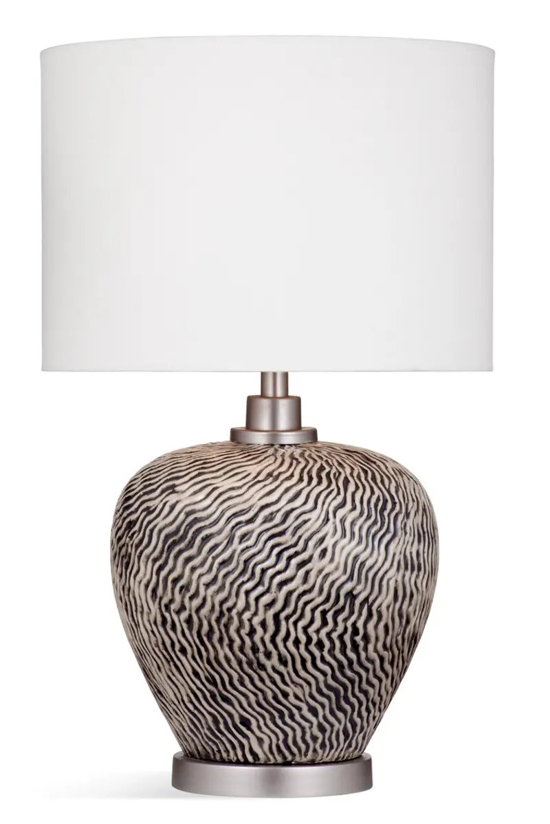 Charlotte Black and Ivory Table Lamp