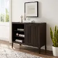 CF1140-BR Asher Record Storage Media Console