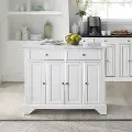 CF3021-WH Avery White Kitchen Island