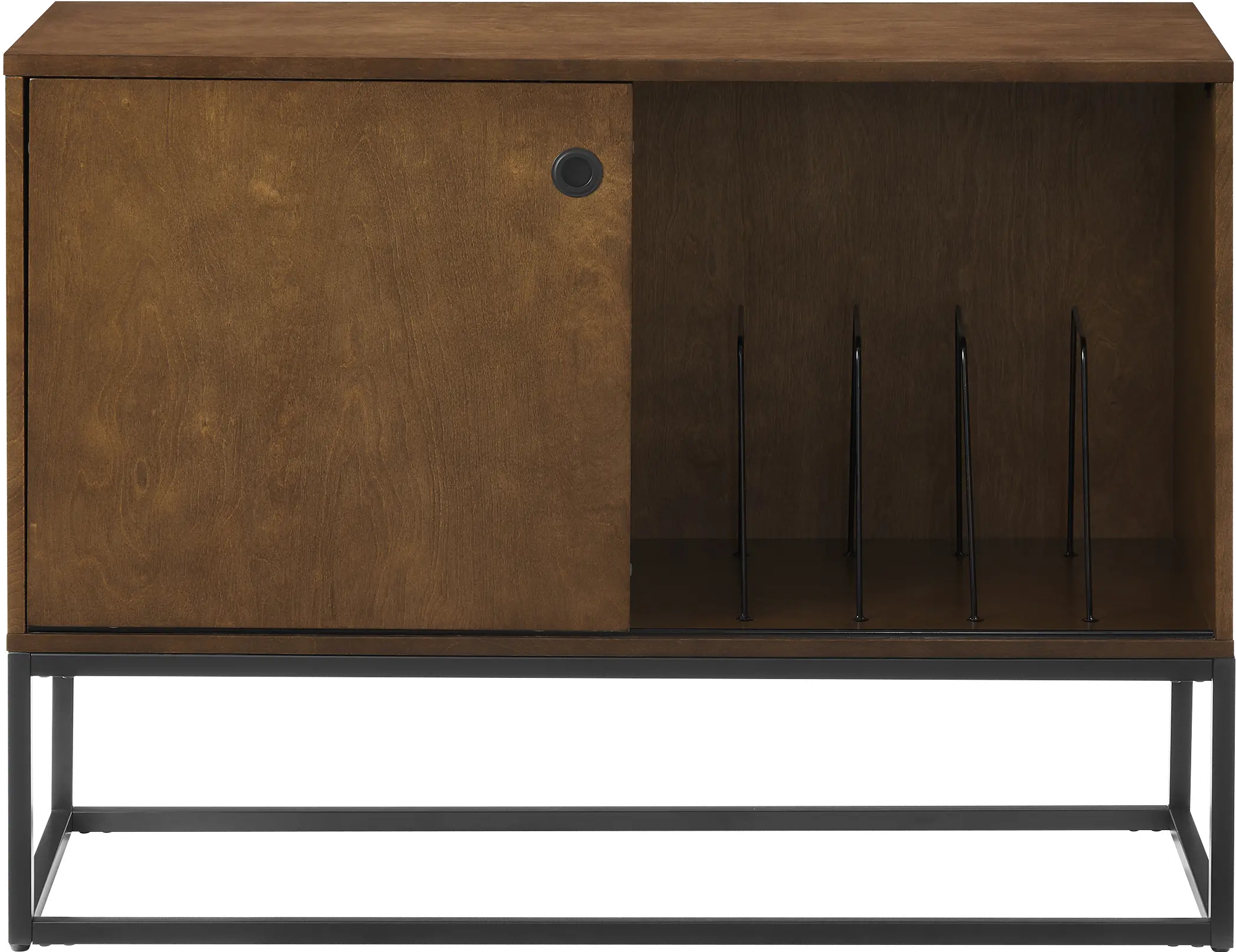 CF1142BR-MB Byron Media Console with Black Base-5