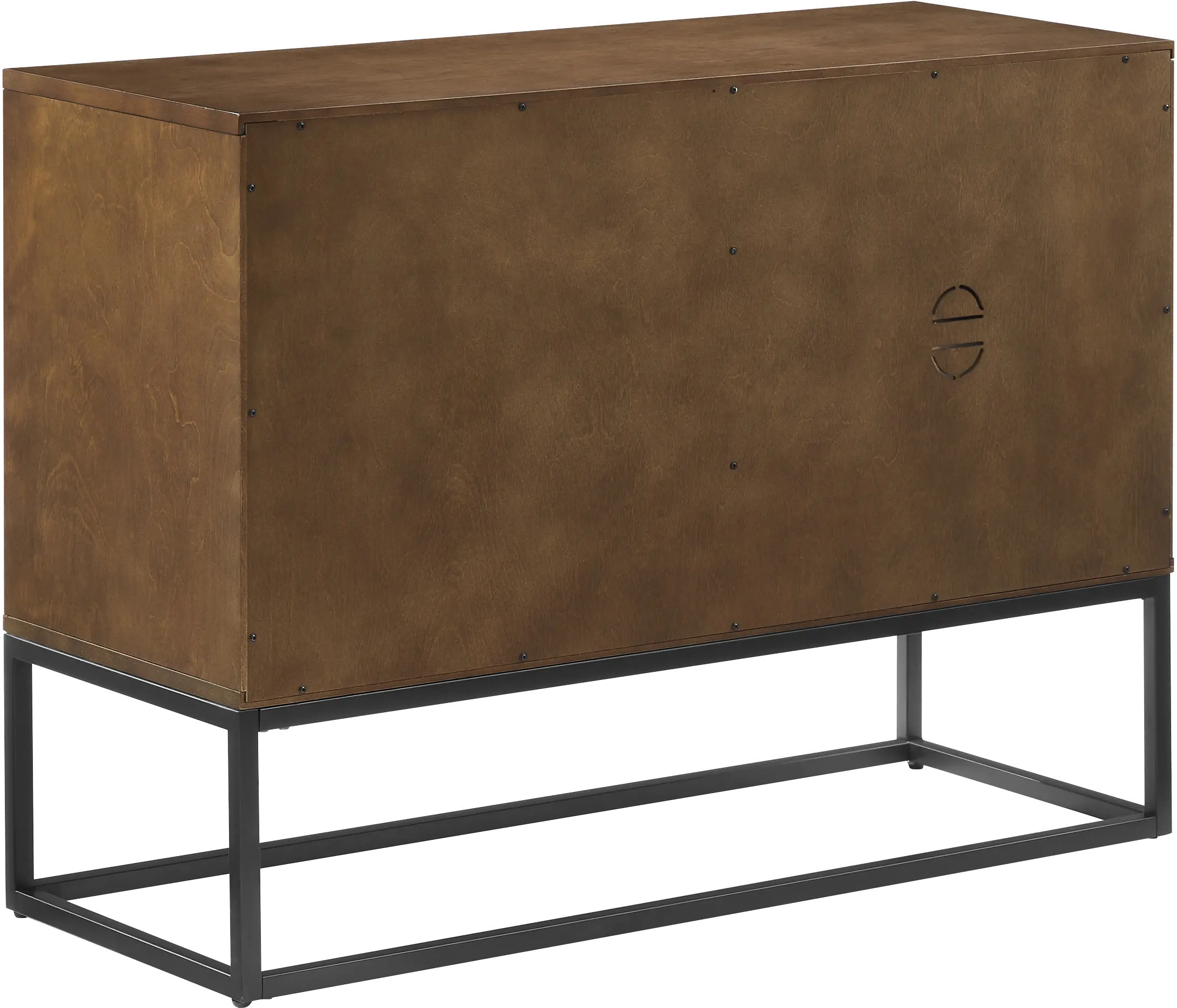 CF1142BR-MB Byron Media Console with Black Base-7