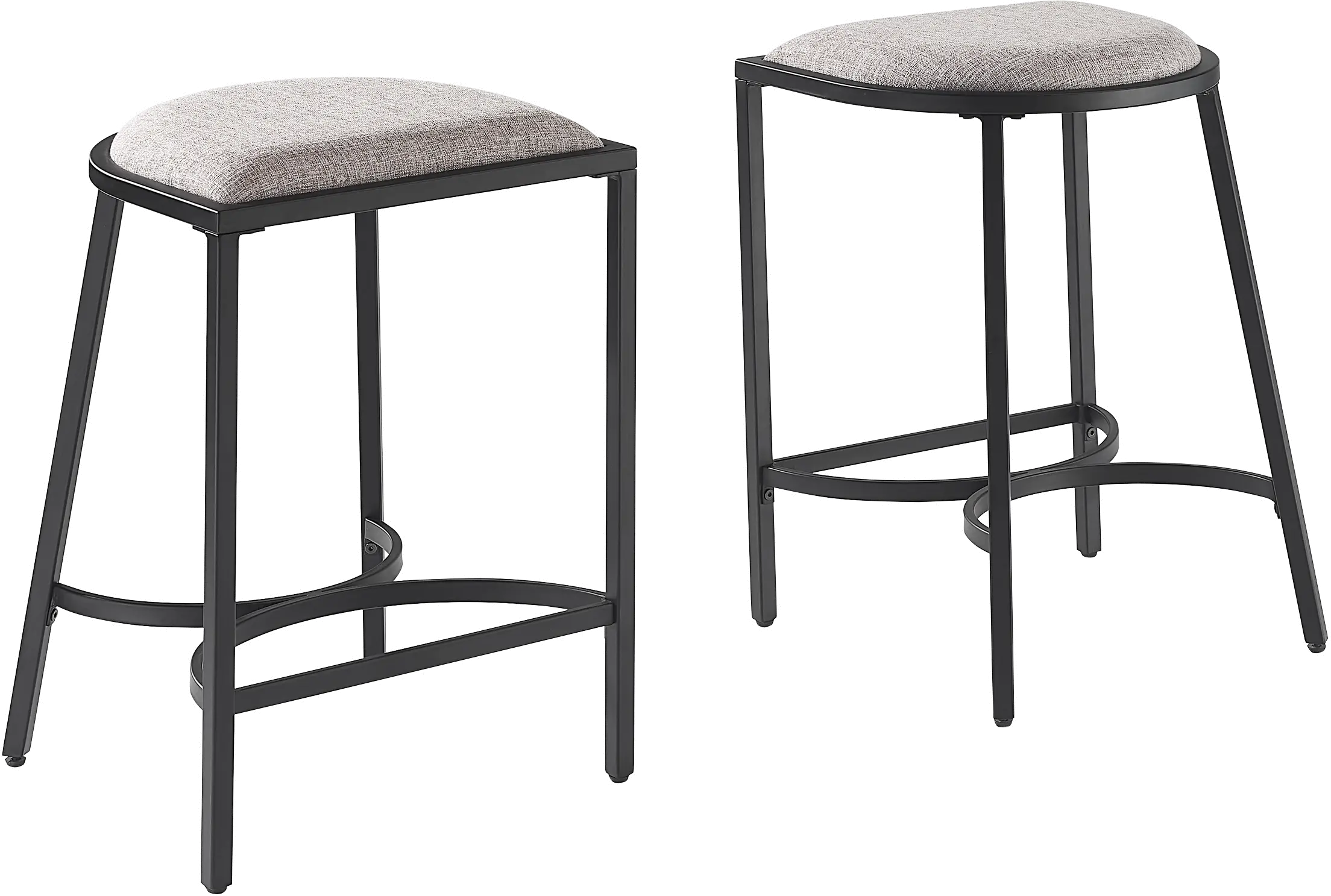CF502624MB-GY Ellery Black Counter Height Stool, Set of 2-1