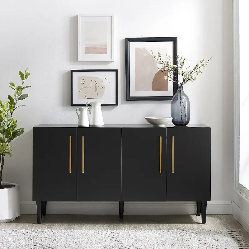 Everett Black Sideboard