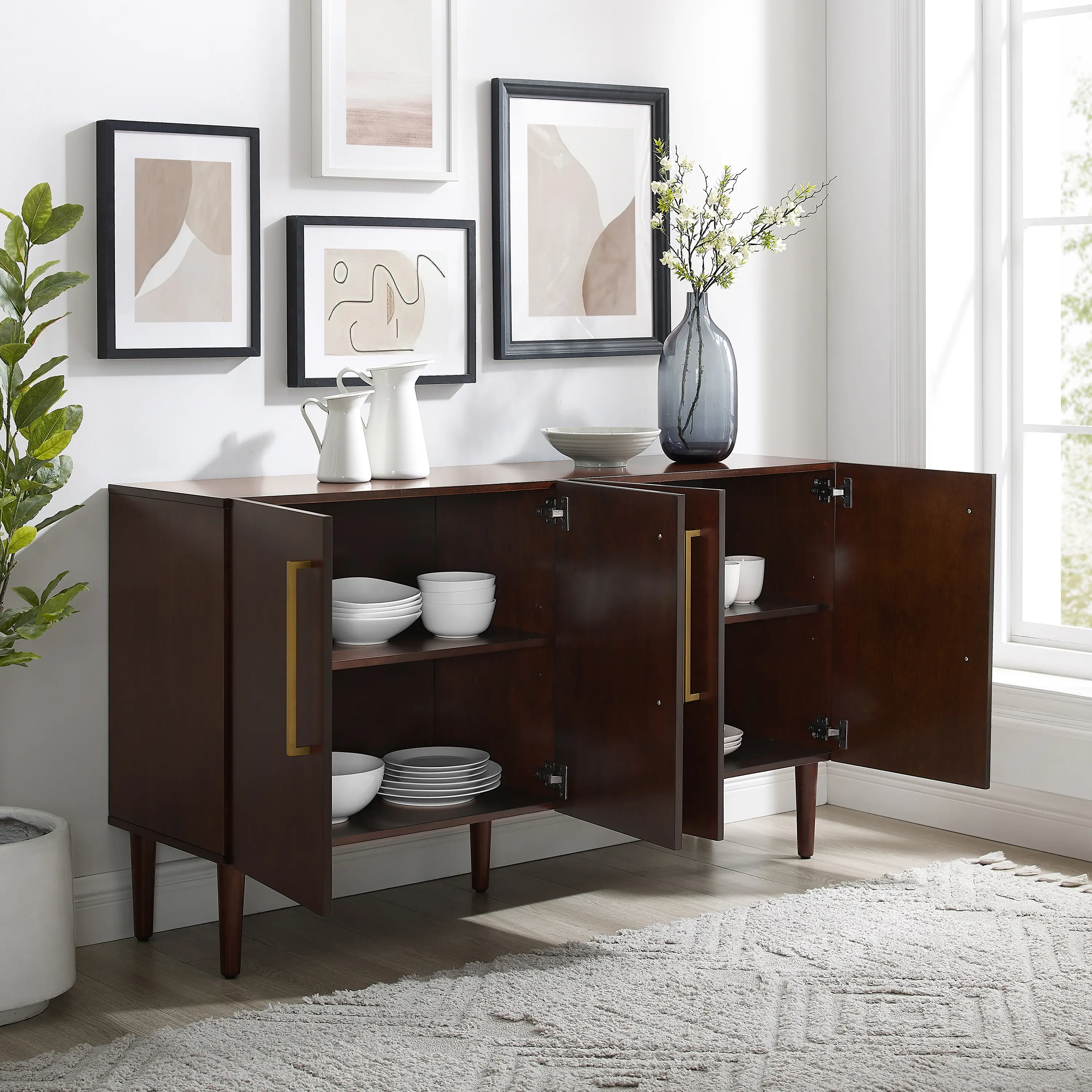 CF4214-MA Everett Brown Sideboard-3