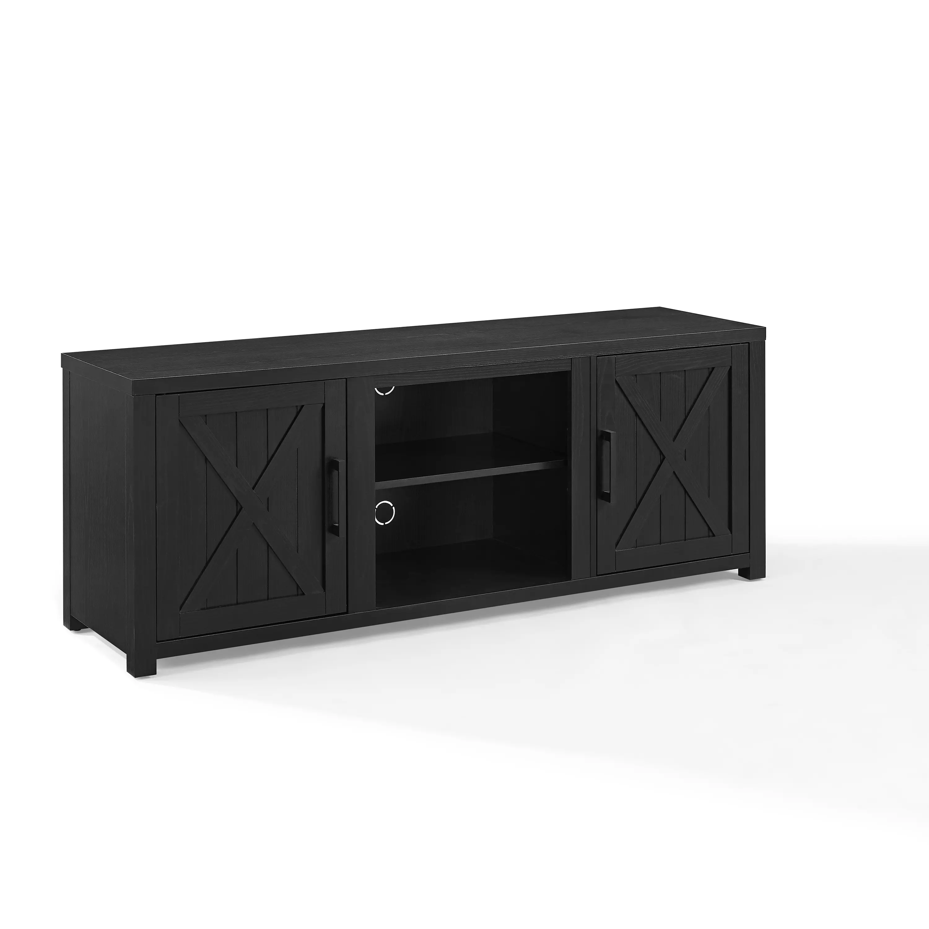 CF101358-BK Gordon 58 Black TV Stand-5