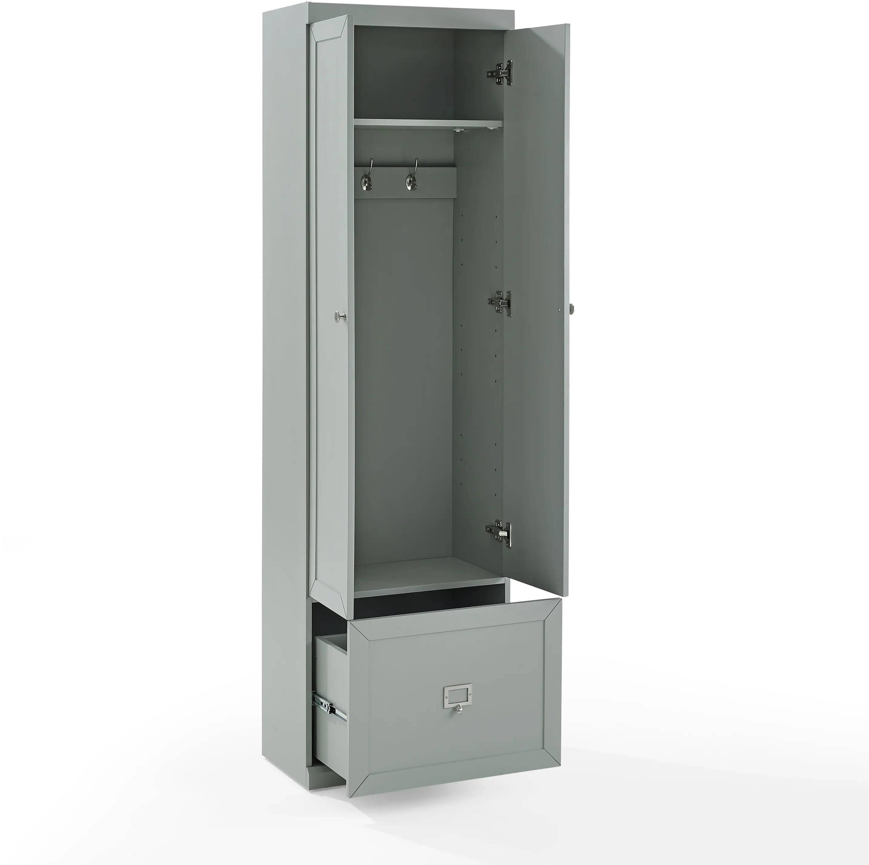 CF6026-GY Harper Gray Storage Pantry-7
