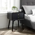 CF9401-MB Landon Black Night Stand