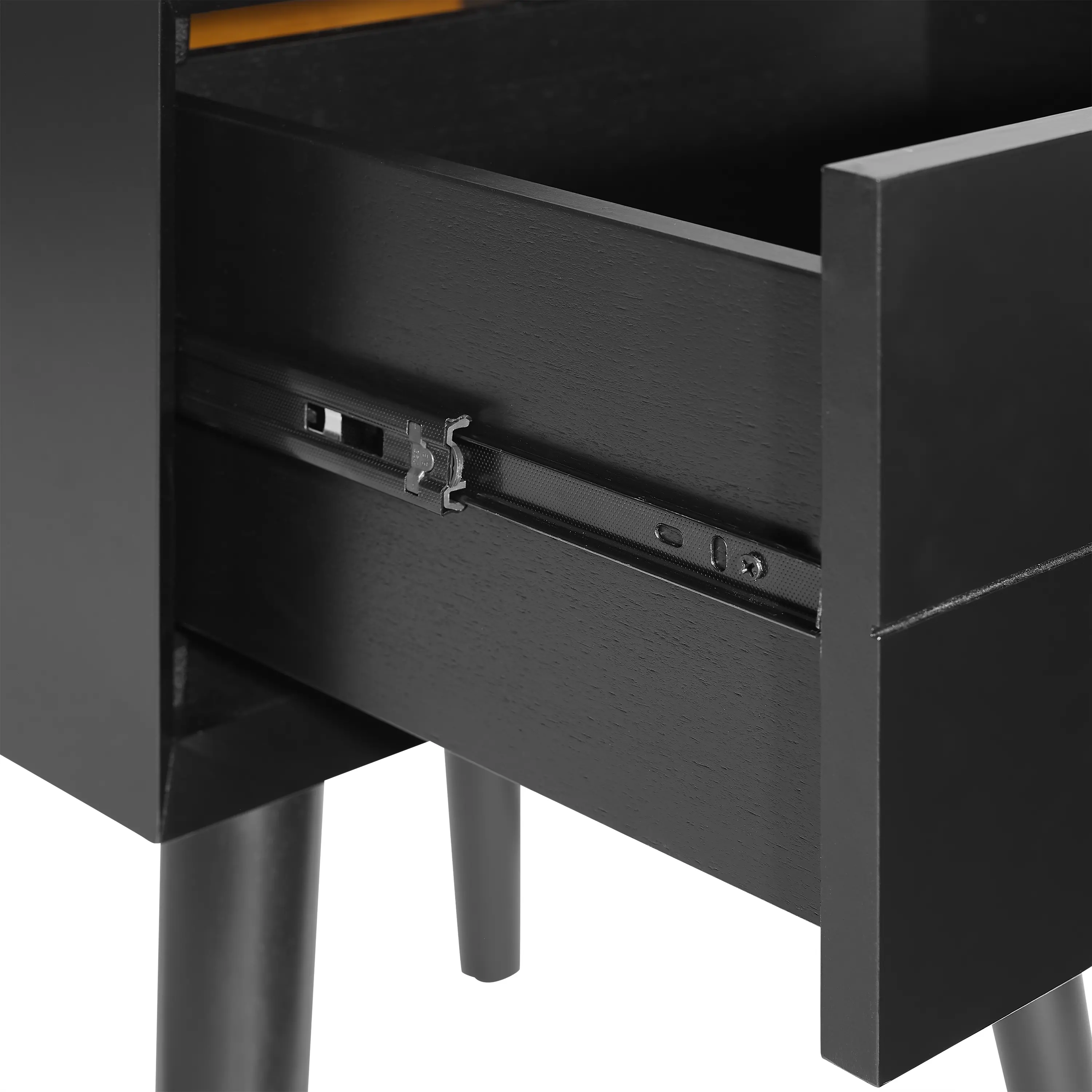 CF9401-MB Landon Black Night Stand-8