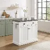 CF3038BR-WH Shoreline White Kitchen Island