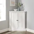 CF3118-WH Shoreline Stackable Corner Pantry