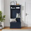 CF6030-NV Shoreline Navy Blue Hall Tree