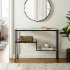 CF1124-MB Sloane Black Metal Console Table