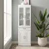 KF33032WH Stanton White Glass Door Pantry