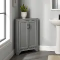 CF7031-GY Tara Gray Corner Storage Cabinet