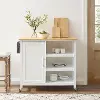 CF3035NA-WH Tristan White Open Kitchen Island