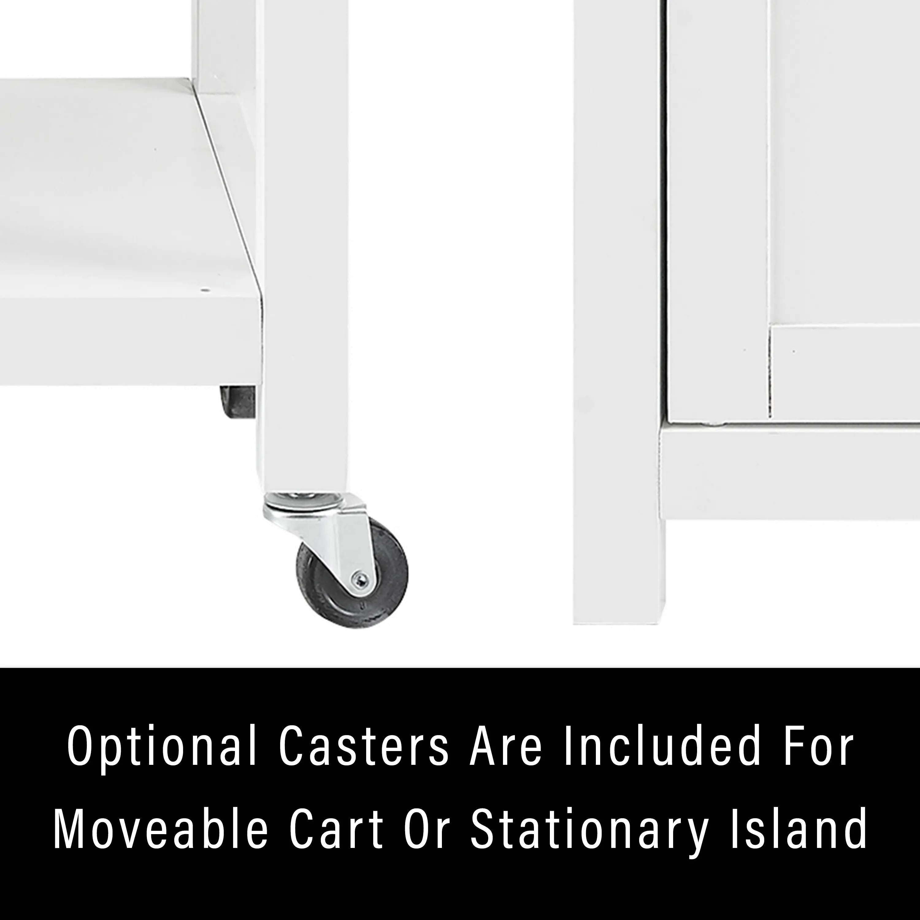 CF3035NA-WH Tristan White Open Kitchen Island-7
