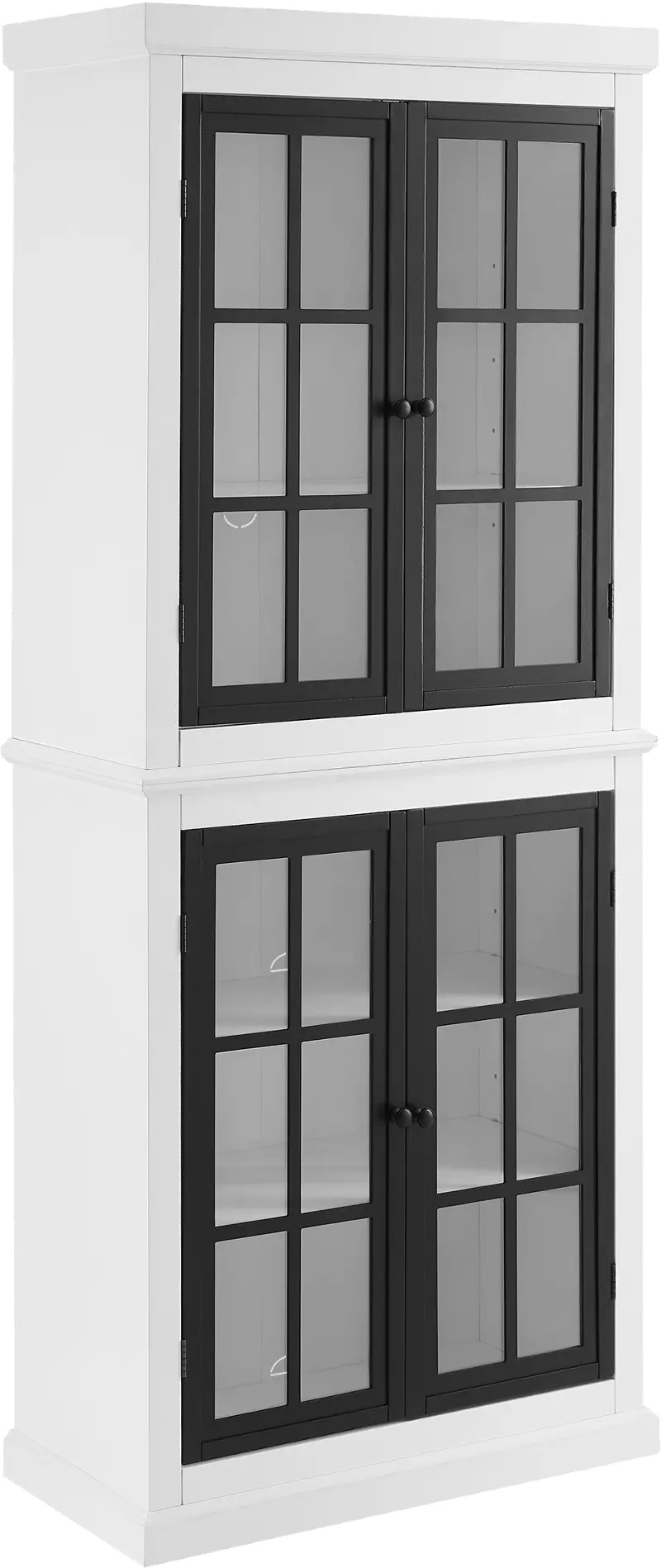 Cecily White Tall Storage Cabinet