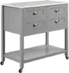 CF3036WM-GY Connell Gray Kitchen Island