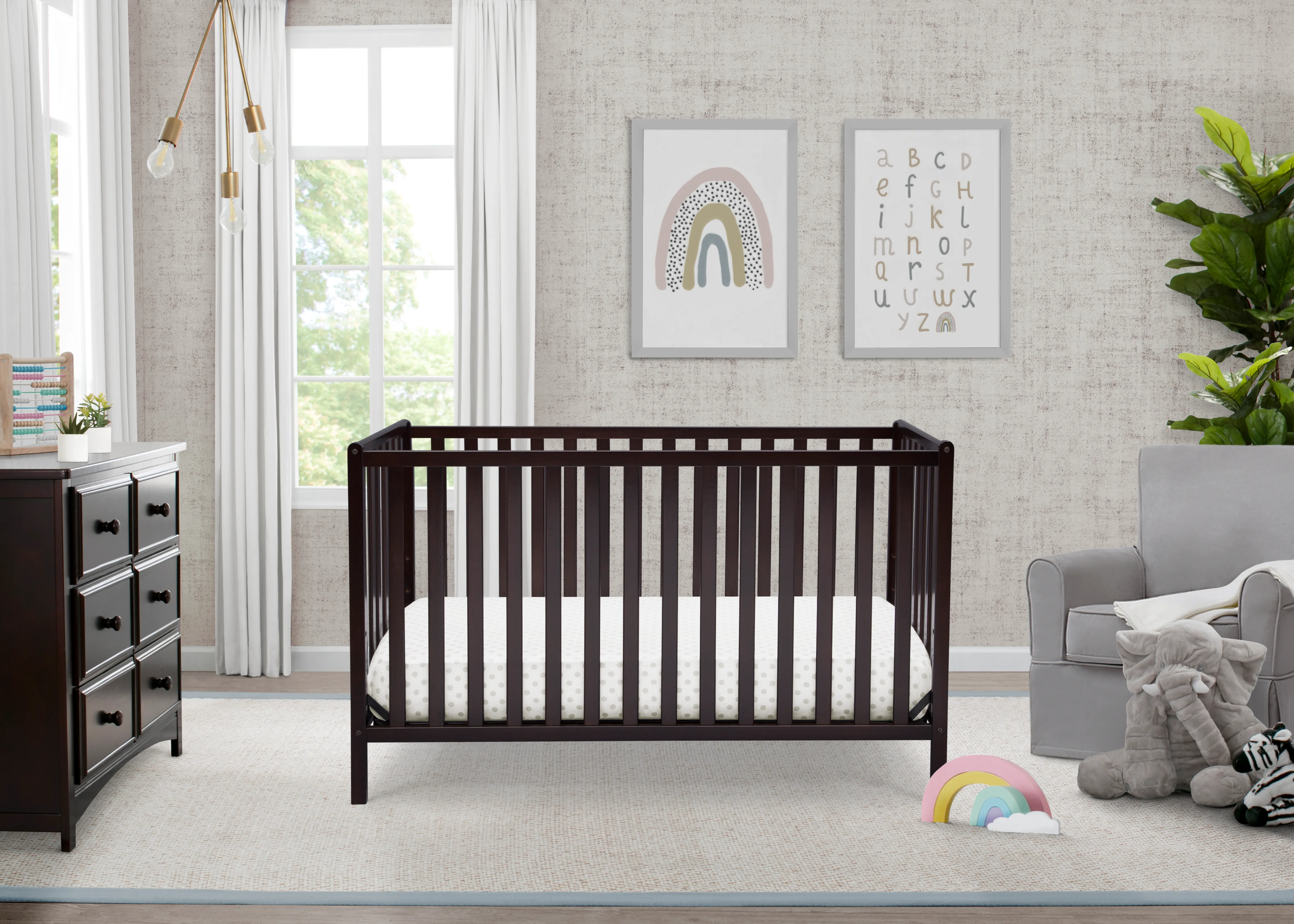 Heartland Brown 4-in-1 Convertible Crib-3