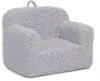 Cozee Kids Gray Sherpa Chair