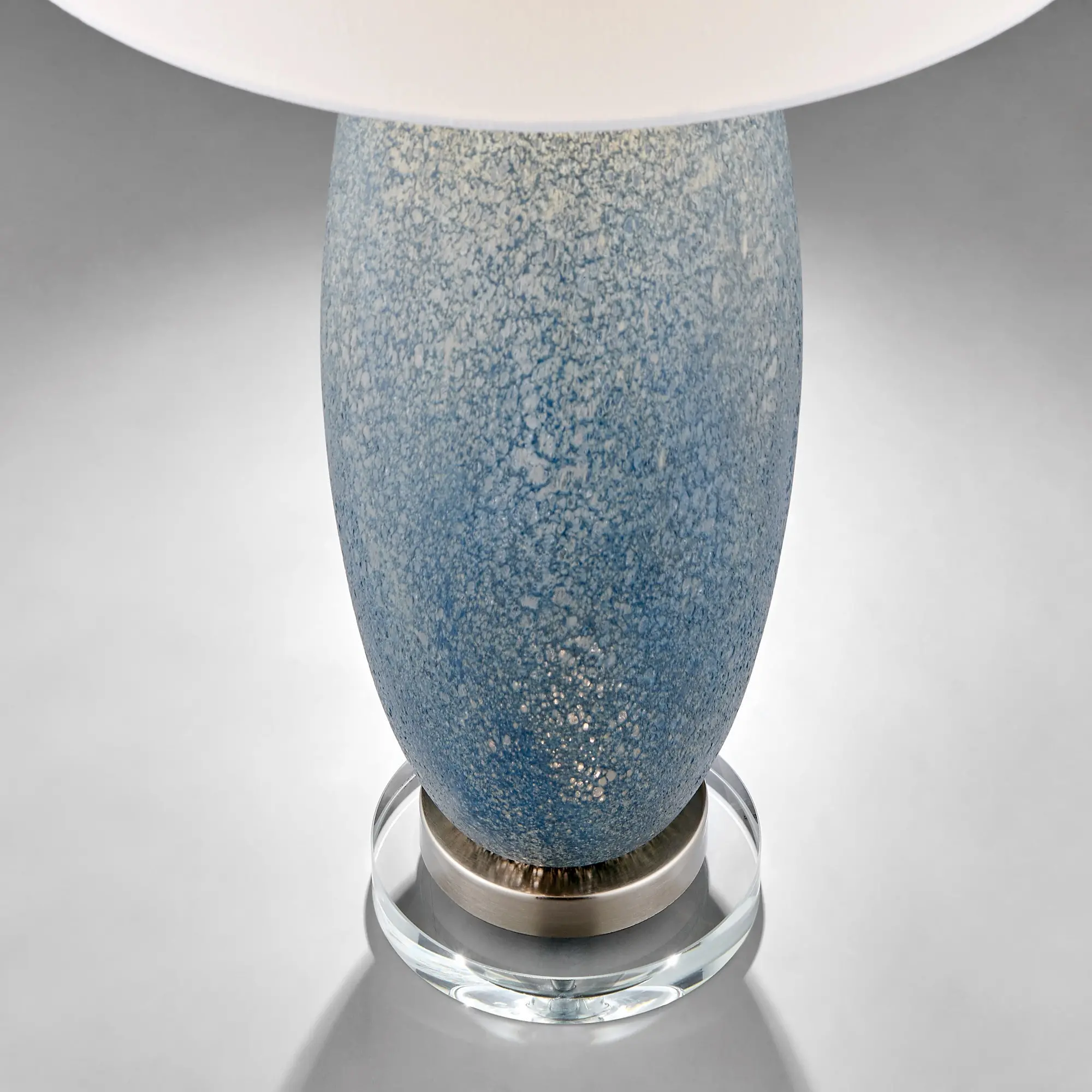 32.5 Inch Jecca Blue, White Table Lamp-2