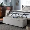128-7045-RCW Roanoke Beige Storage Bench