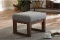 123-6819-RCW Yashiya Gray Upholstered Ottoman Stool