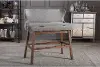 122-6753-RCW Gradisca Gray Bar Height Dining Bench