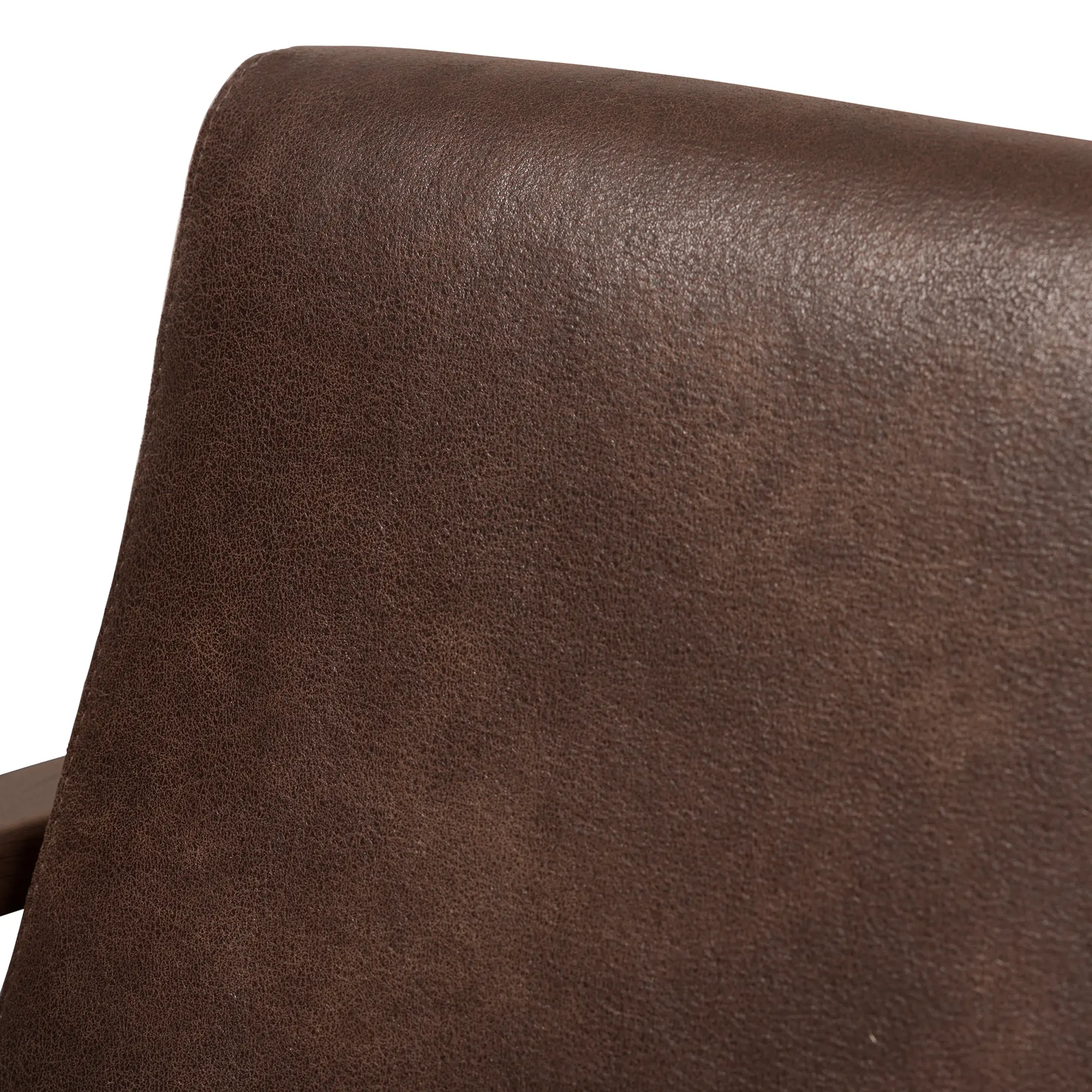 140-7544-RCW Bianca Dark Brown Faux Leather Lounge Chair-7