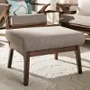 140-7551-RCW Bianca Light Gray Fabric Ottoman