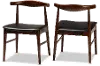 155-9546-RCW Eira Dark Brown Dining Room Chair (Set of 2)