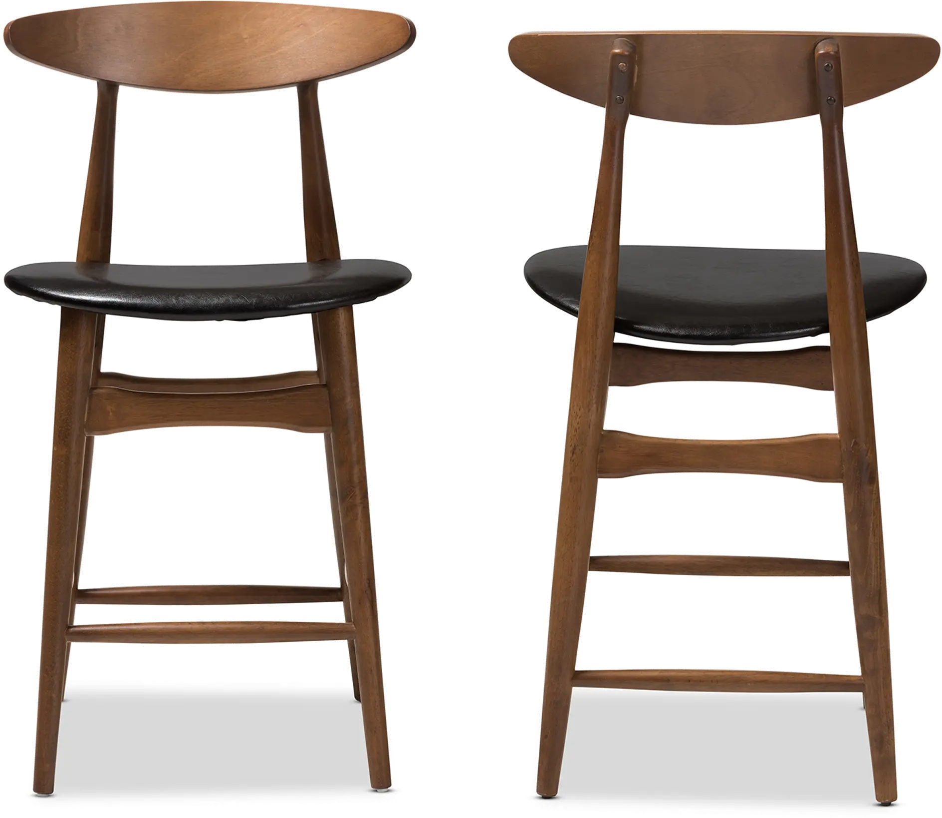 144-8073-RCW Flora Black Counter Height Stool (Set of 2)-4